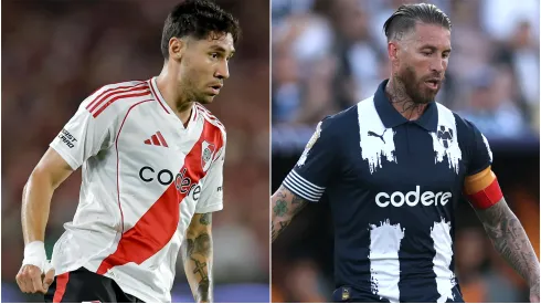 Gonzalo Montiel of River Plate and Sergio Ramos of CF Monterrey