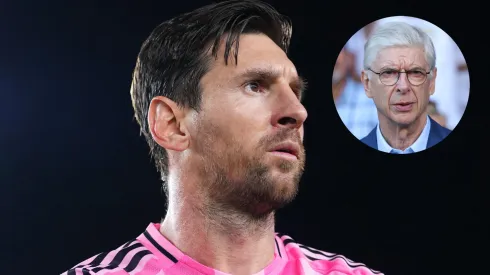 Lionel Messi #10 of Inter Miami CF reacts after the team's victory in the MLS match between Inter Miami CF and Columbus Crew.