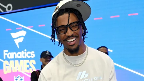 Jayden Daniels attends Fanatics Fest NYC 2025 at Javits Center on June 21, 2025 in New York City.