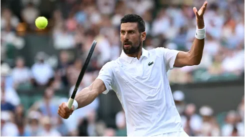 Novak Djokovic of Serbia