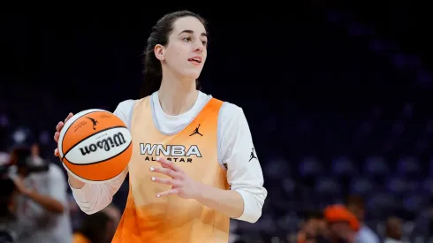 Caitlin Clark at the 2024 WNBA All-Star game