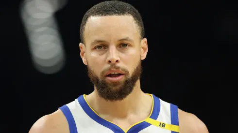 Stephen Curry #30 of the Golden State Warriors during the NBA game at PHX Arena.