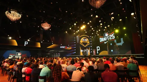 A general view in the first round during the 2025 MLB Draft at Coca-Cola Roxy on July 13, 2025 in Atlanta, Georgia.