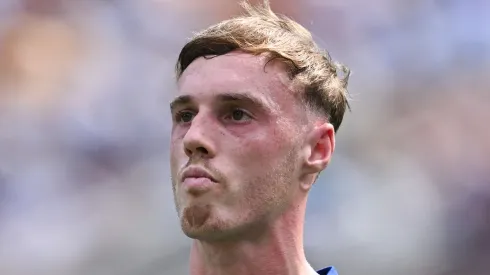 Cole Palmer of Chelsea FC looks on during the FIFA Club World Cup 2025 final match between Chelsea FC and Paris Saint-Germain