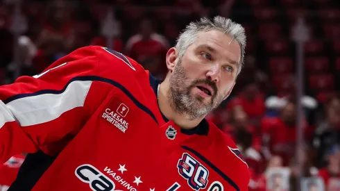 Alex Ovechkin speaks to Russian media after the “Match of the Year” charity game in Moscow, where he addressed speculation about Sidney Crosby and Evgeni Malkin.