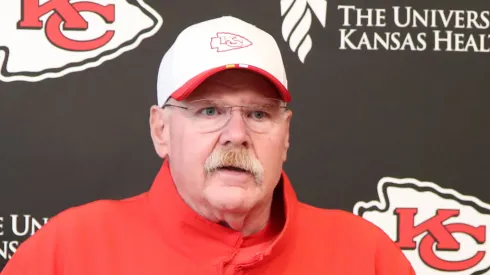 Andy Reid head coach of the Kansas City Chiefs