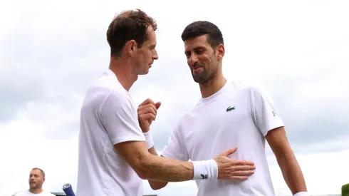 Andy Murray and Novak Djokovic.