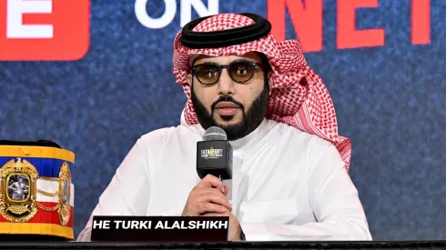 He Turki Alalshikh speaks onstage at Fanatics Fest NYC 2025 at Javits Center on June 22, 2025 in New York City.