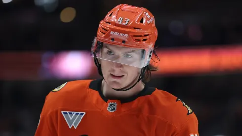 Drew Helleson of the Anaheim Ducks