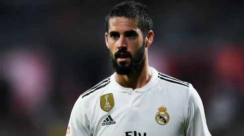 Isco Alarcon of Real Madrid CF looks on during the La Liga match between Girona FC and Real Madrid CF.