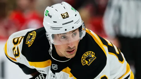 Brad Marchand with the Boston Bruins