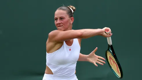 Marta Kotsyuk during 2025 Wimbledon
