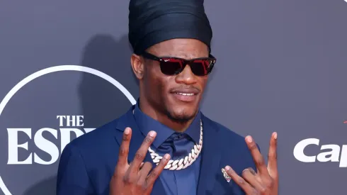 Lamar Jackson attends the 2025 ESPY Awards at Dolby Theatre on July 16, 2025 in Hollywood, California.