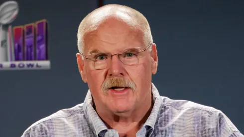 Andy Reid head coach of the Kansas City Chiefs