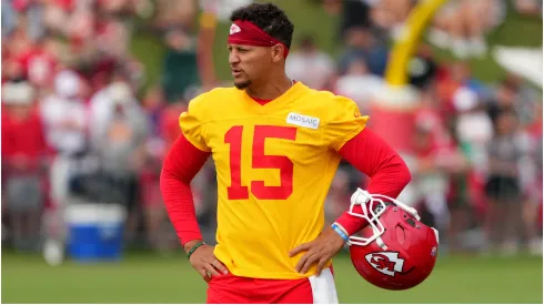 Patrick Mahomes of the Kansas City Chiefs