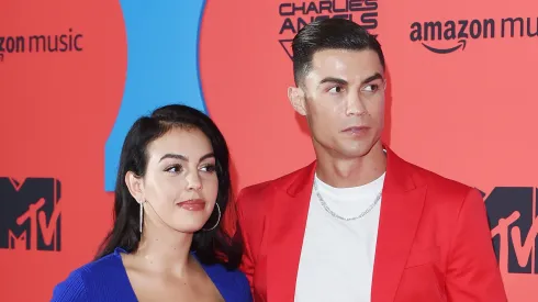 Georgina Rodriguez and Cristiano Ronaldo attend the MTV EMAs 2019