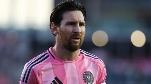 Lionel Messi #10 of Inter Miami CF looks on during the MLS match against Toronto FC.