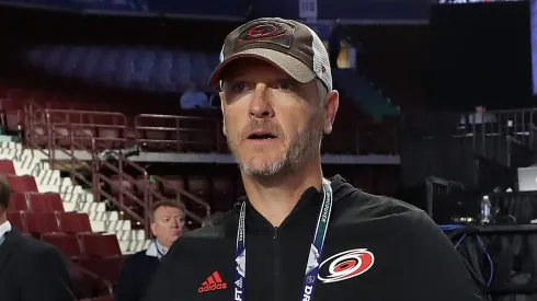 Tom Dundon of the Carolina Hurricanes attends the 2019 NHL Draft at the Rogers Arena on June 22, 2019 in Vancouver, Canada.