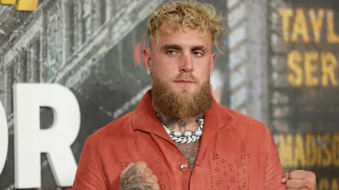 Jake Paul attends Netflix Live Event: Katie Taylor vs Amanda Serrano at Madison Square Garden on July 11, 2025 in New York City.