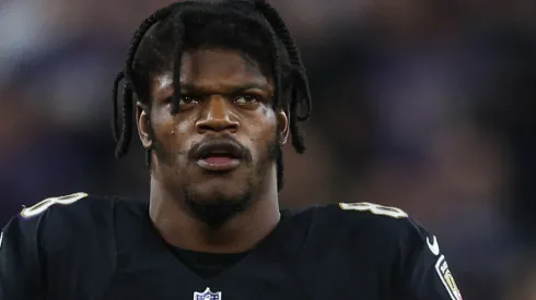 Quarterback Lamar Jackson #8 of the Baltimore Ravens.