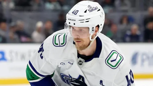 Elias Pettersson, star forward and cornerstone of the Vancouver Canucks, remains a key piece as trade rumors swirl around teammate Quinn Hughes.