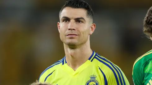 Cristiano Ronaldo of Al Nassr looks on prior the AFC Champions League Elite – Quarter Final match between Yokohama Marinosi and Al Nassr at Prince Abdullah Al Faisal Stadium on April 26, 2025 in Jeddah, Saudi Arabia.