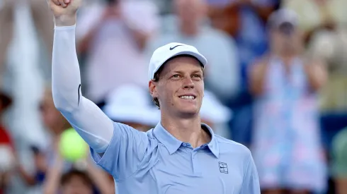 Jannik Sinner smiles during the 2025 Cincinnati final