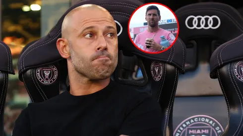 Javier Mascherano, Head Coach of Inter Miami CF and Lionel Messi #10 of Inter Miami CF.