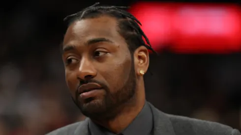John Wall #2 of the Washington Wizards looks on against the Milwaukee Bucks.