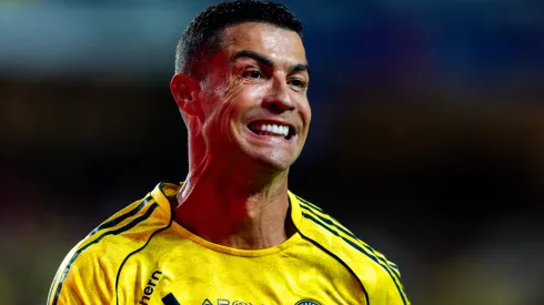 Cristiano Ronaldo of Al-Nassr looks on during to the Saudi Super Cup semi final between Al-Nassr and Al-Ittihad at Hong Kong Stadium on August 19, 2025 in Hong Kong, China.