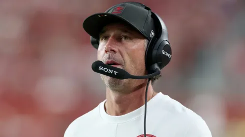Head coach Kyle Shanahan of the San Francisco 49ers.