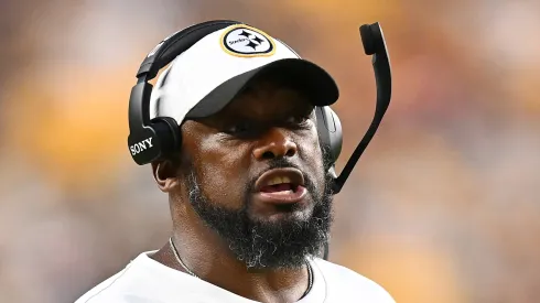 Mike Tomlin with Steelers