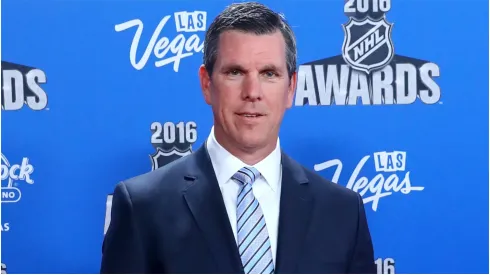 Head coach Mike Sullivan of the Pittsburgh Penguins attends the 2016 NHL Awards.