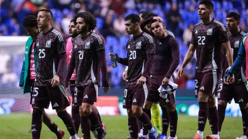 Mexico National Team after a friendly match.