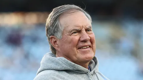 Bill Belichick at Kenan Stadium in Chapel Hill, North Carolina.