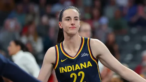Caitlin Clark during an WNBA game with the Indiana Fever.