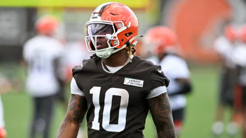 Quinshon Judkins #10 of the Cleveland Browns.