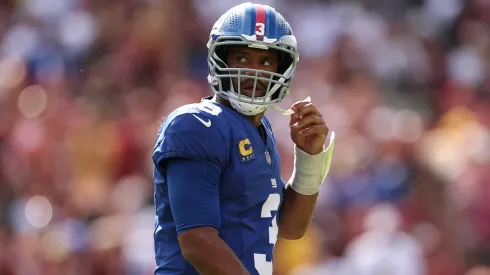Russell Wilson #3 of the New York Giants