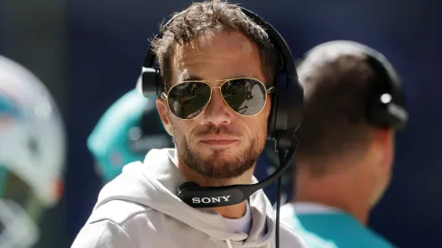 Head coach Mike McDaniel of the Miami Dolphins.