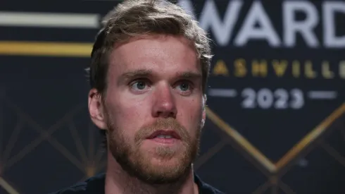 Connor McDavid at the Bridgestone Arena on June 25, 2023.