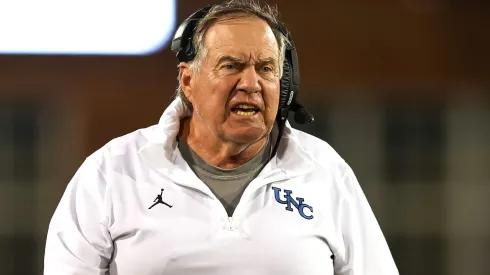 Head Coach Bill Belichick of the North Carolina Tar Heels.