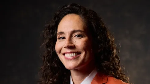 Sue Bird poses for a portrait.