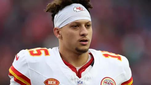 Patrick Mahomes #15 of the Kansas City Chiefs