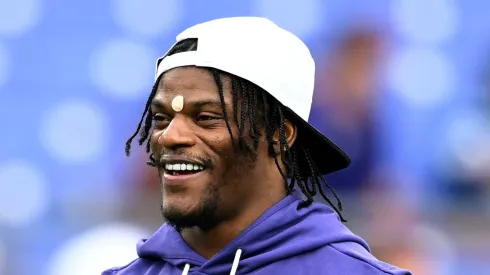 Lamar Jackson quarterback of the Baltimore Ravens