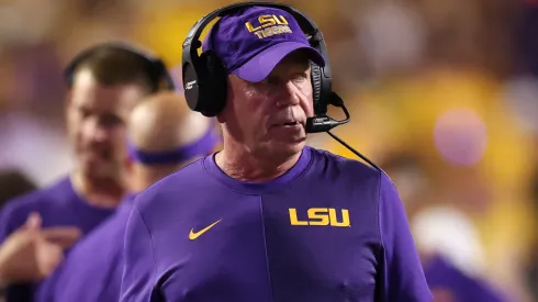 Head coach of the LSU Tigers Brian Kelly.