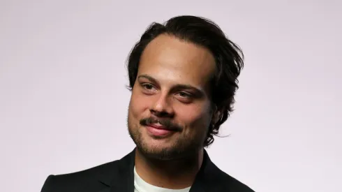 Auston Matthews during the 2022 NHL player media tour in Las Vegas, Nevada.