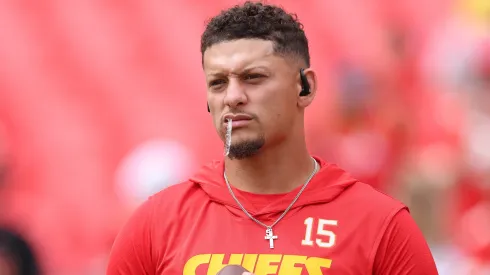 Patrick Mahomes #15 of the Kansas City Chiefs.