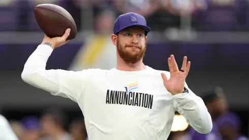 Carson Wentz #11 of the Minnesota Vikings