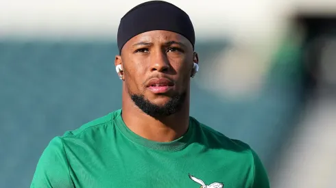 Saquon Barkley #26 of the Philadelphia Eagles