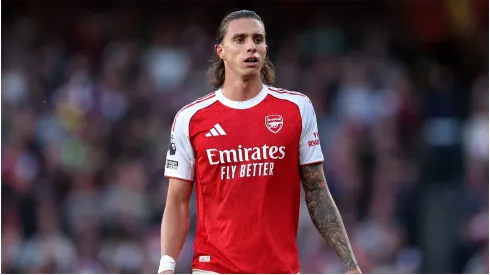 Riccardo Calafiori of Arsenal